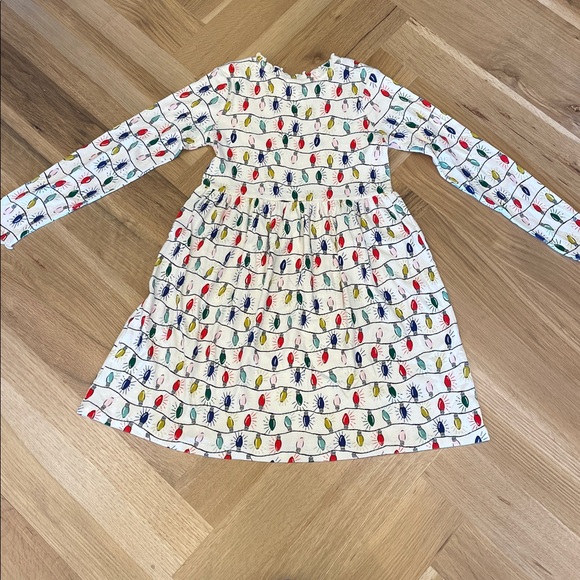 Hanna Andersson Girl’s Holiday Print Rib Dress - Picture 5 of 5